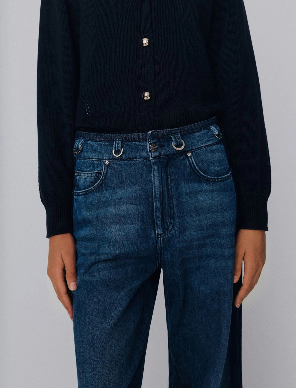 Marella Sport Jeans wide leg a vita alta in denim MLSWleg2 PE26 Marella Sport