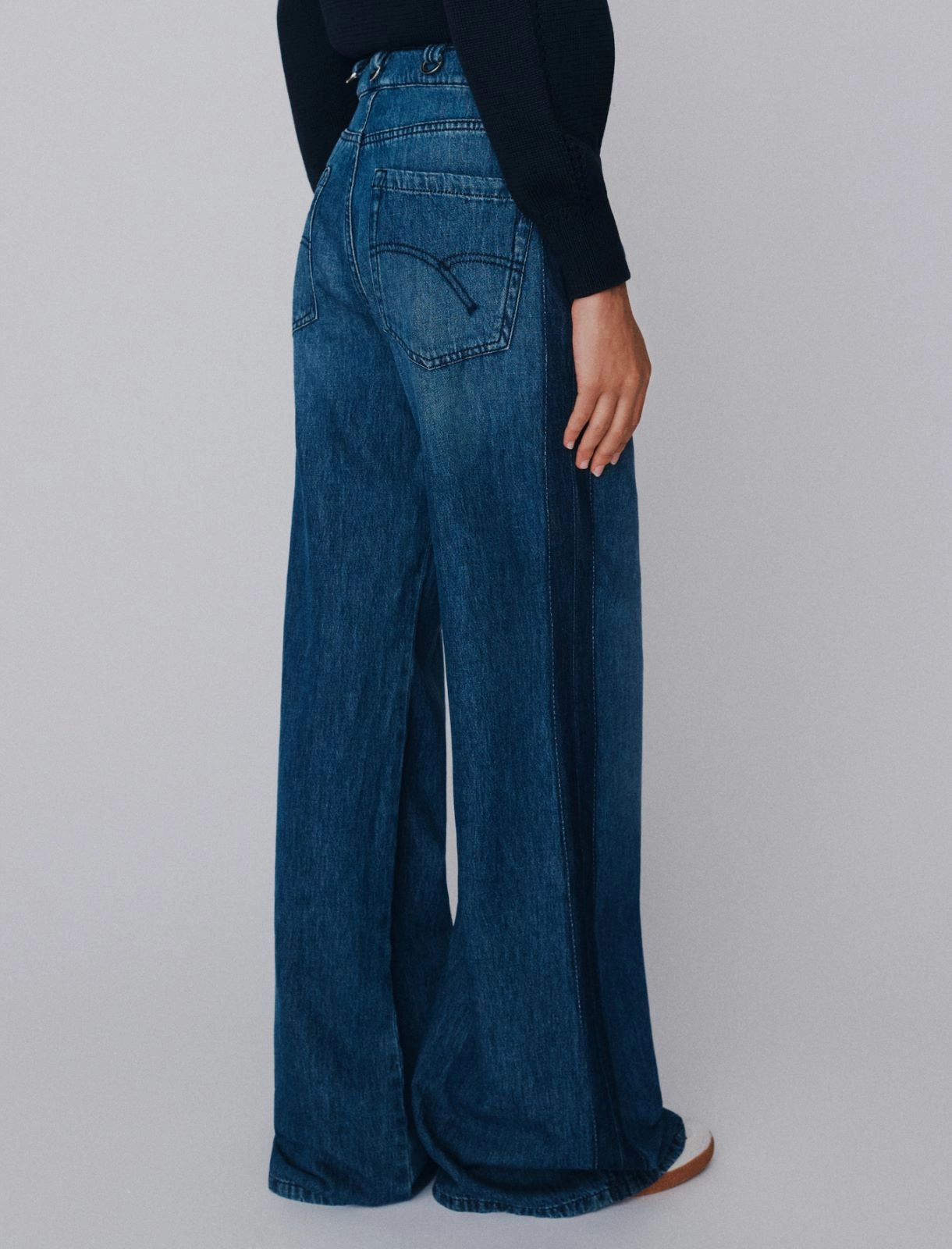 Marella Sport Jeans wide leg a vita alta in denim MLSWleg2 PE26 Marella Sport