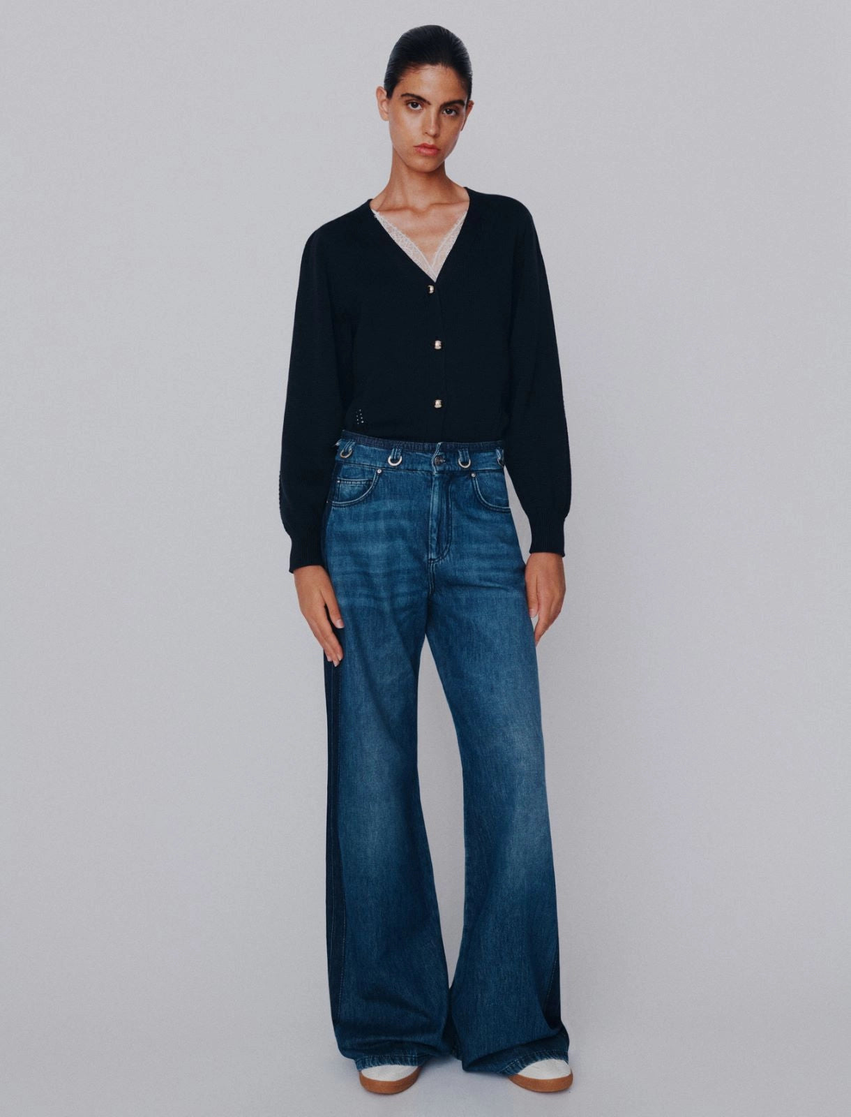 Marella Sport Jeans wide leg a vita alta in denim MLSWleg2 PE26 Marella Sport