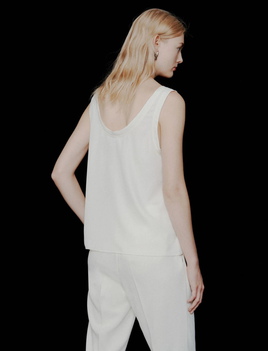 Marella ART. 365 Canotta in satin light Alacre PE26 Marella Art 365