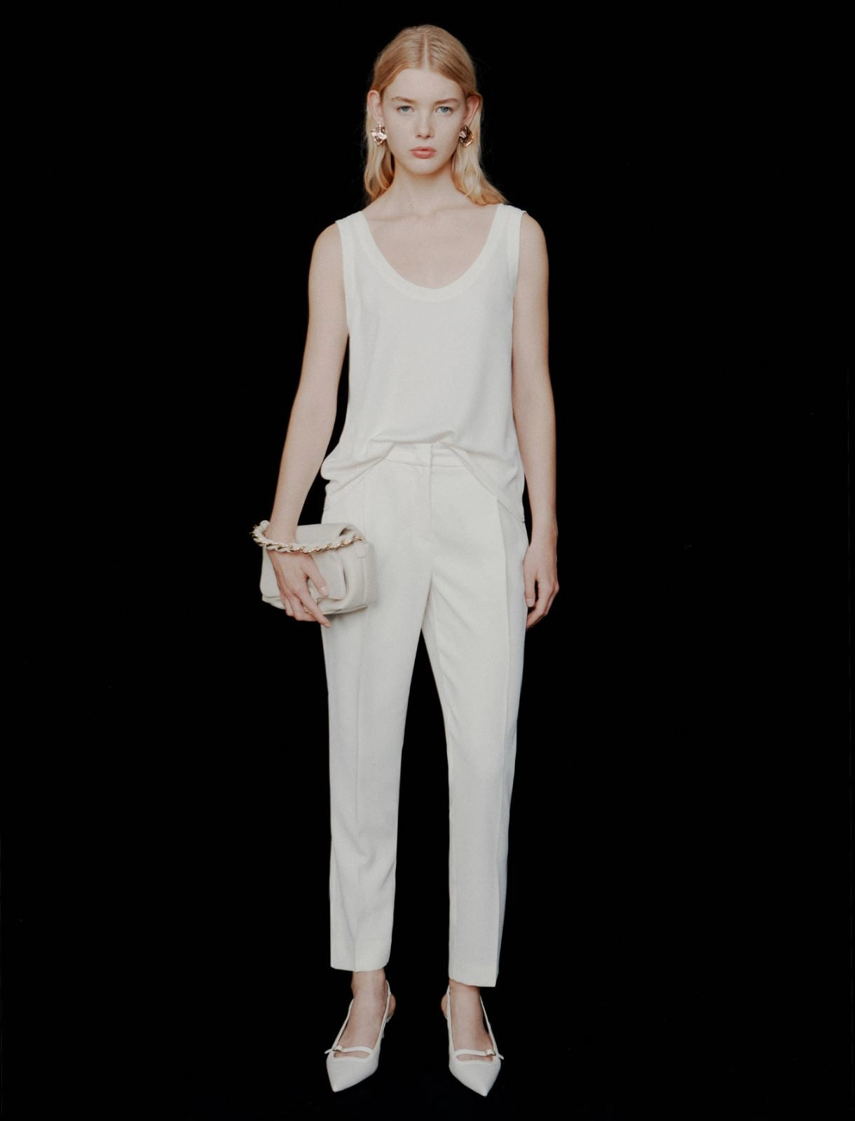 Marella ART. 365 Canotta in satin light Alacre PE26 Marella Art 365