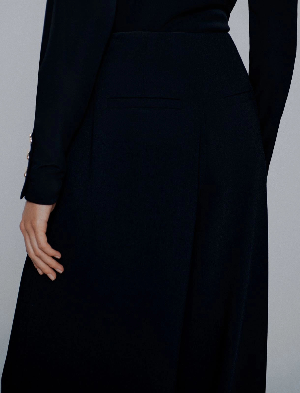 Marella ART. 365Pantalone ampio in envers satin Campo PE26 Marella Art 365