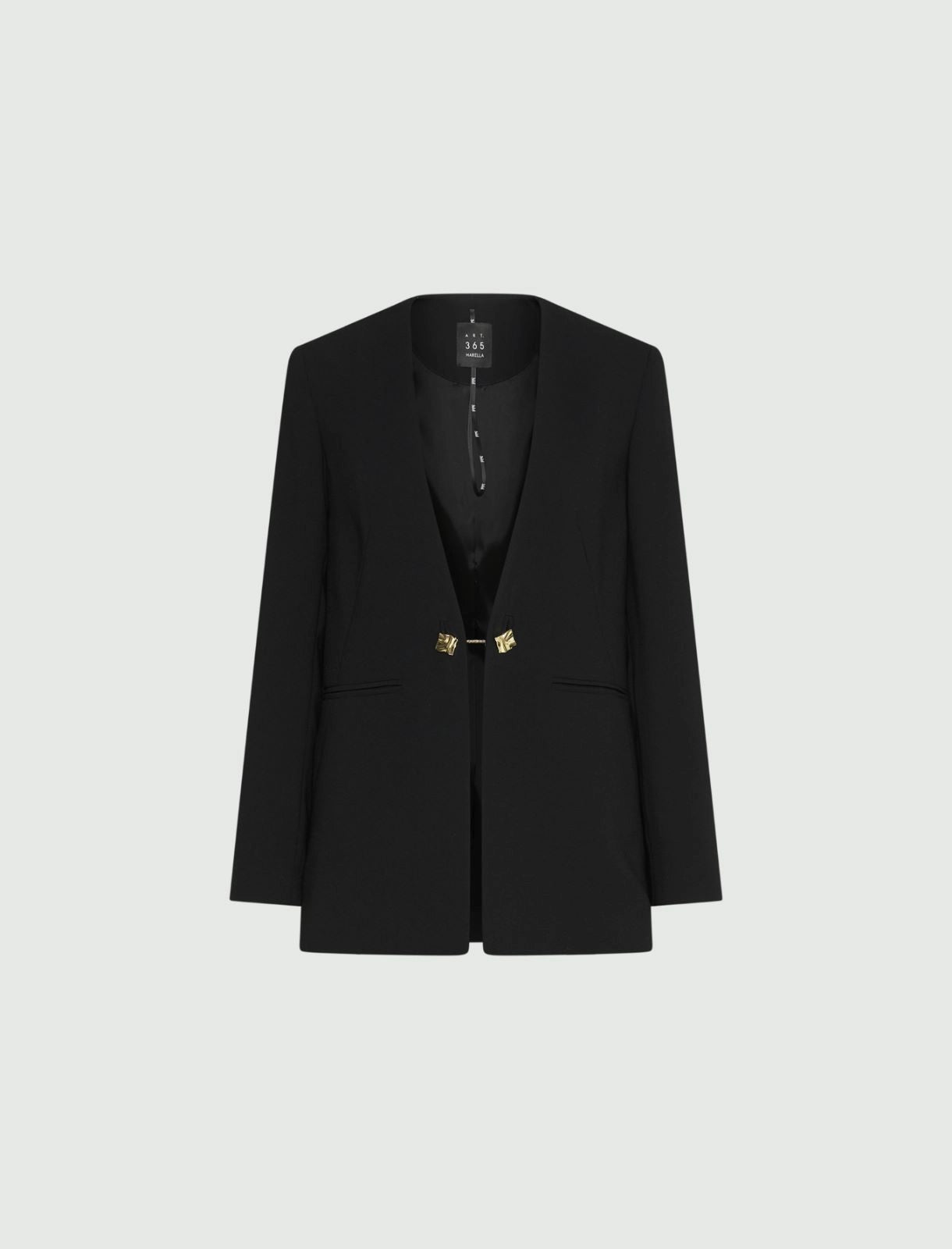 Marella ART. 365 Blazer senza collo in envers satin Effige PE26 Marella Art 365