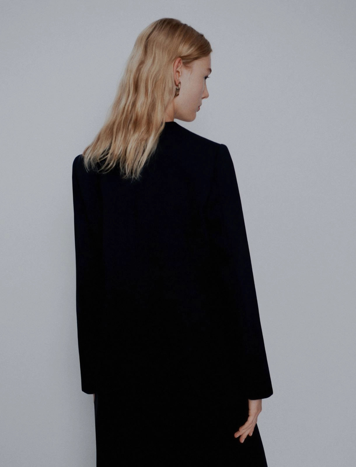 Marella ART. 365 Blazer senza collo in envers satin Effige PE26 Marella Art 365