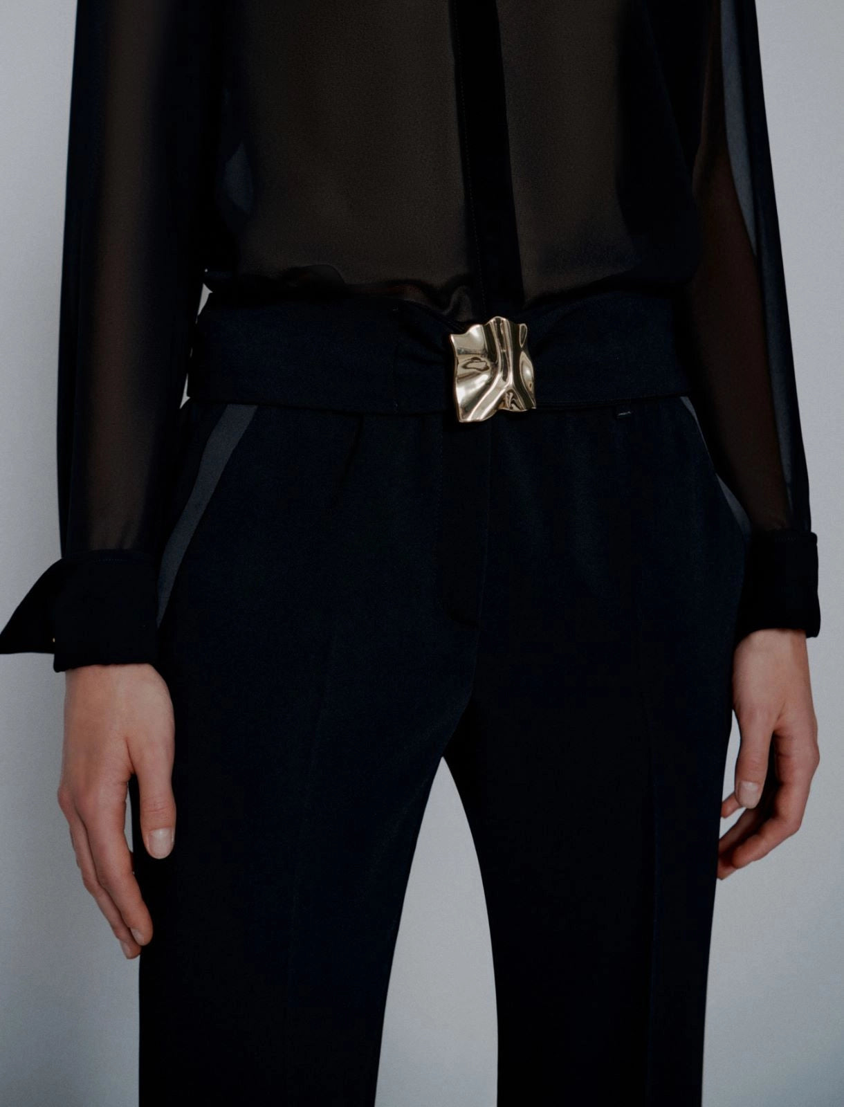 Marella ART. 365 Pantalone dritto con cintura Elica PE26 Marella Art 365