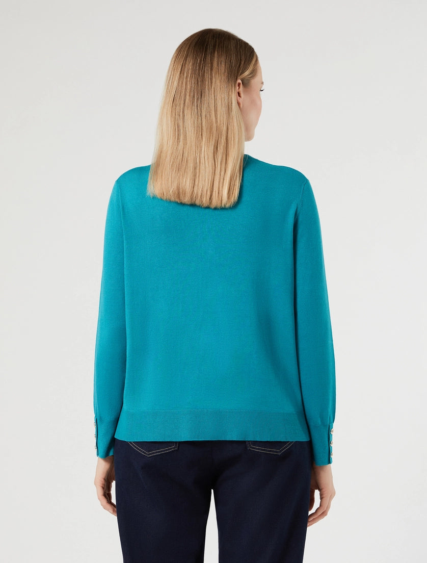 Persona Marina Rinaldi Cardigan in viscosa stretch NNWQuaglia AI26 Persona Marina Rinaldi