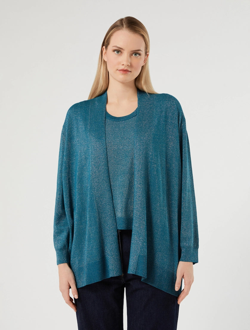 Persona Marina Rinaldi Cardigan e top in viscosa con lurex NNWRicordo AI26 Persona Marina Rinaldi