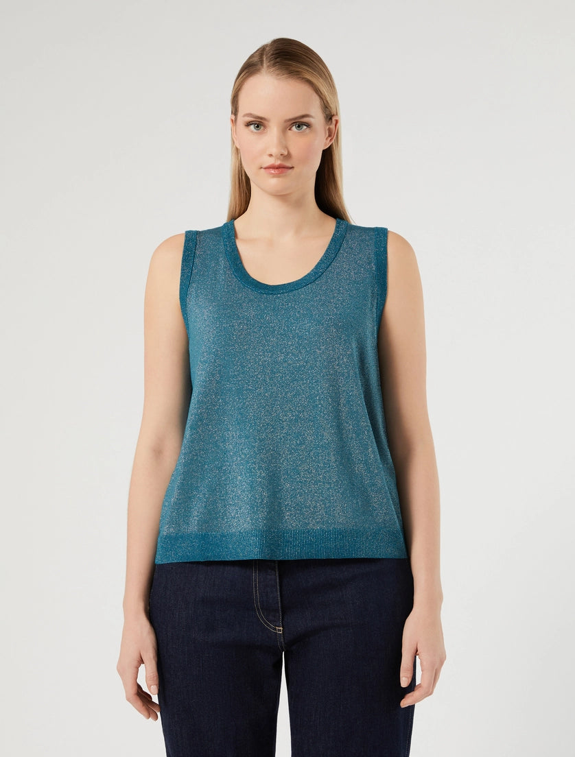 Persona Marina Rinaldi Cardigan e top in viscosa con lurex NNWRicordo AI26 Persona Marina Rinaldi