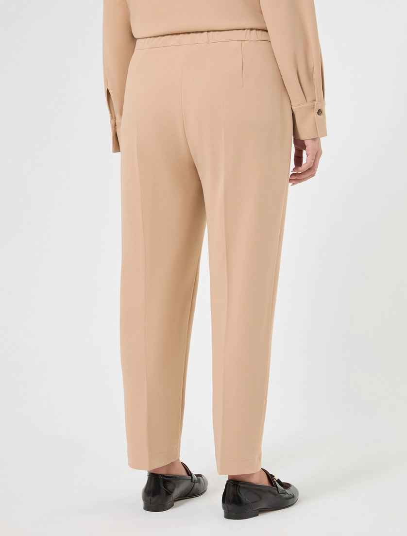Persona Marina Rinaldi Pantaloni in scuba crêpe stretch slim NNWTilde, cammello AI26 Persona Marina Rinaldi