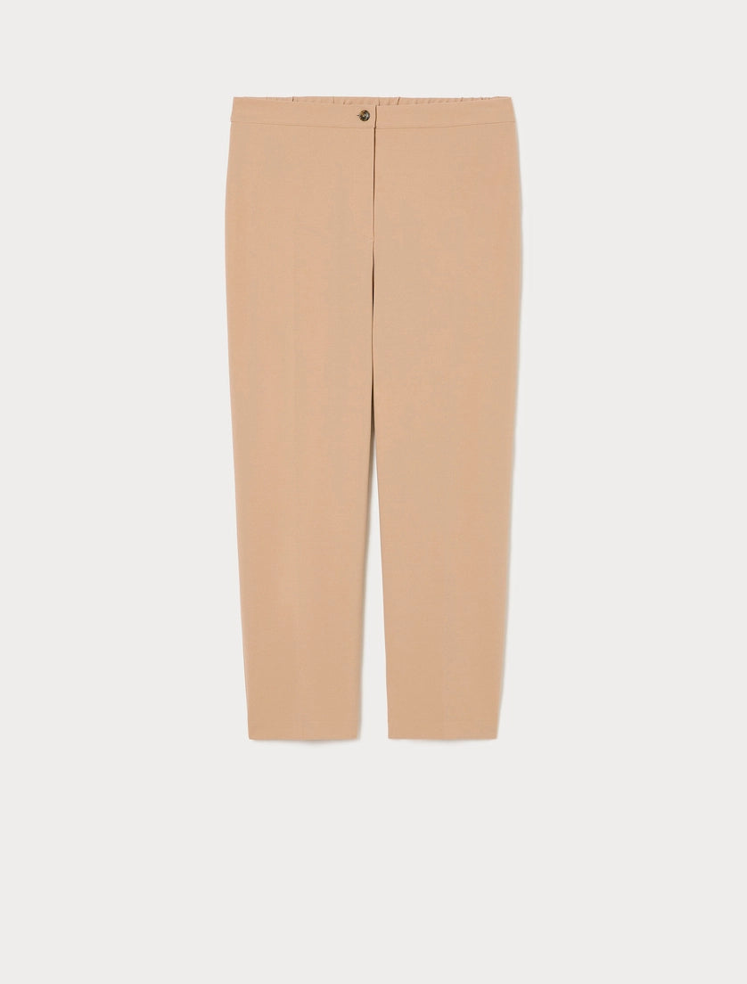 Persona Marina Rinaldi Pantaloni in scuba crêpe stretch slim NNWTilde, cammello AI26 Persona Marina Rinaldi