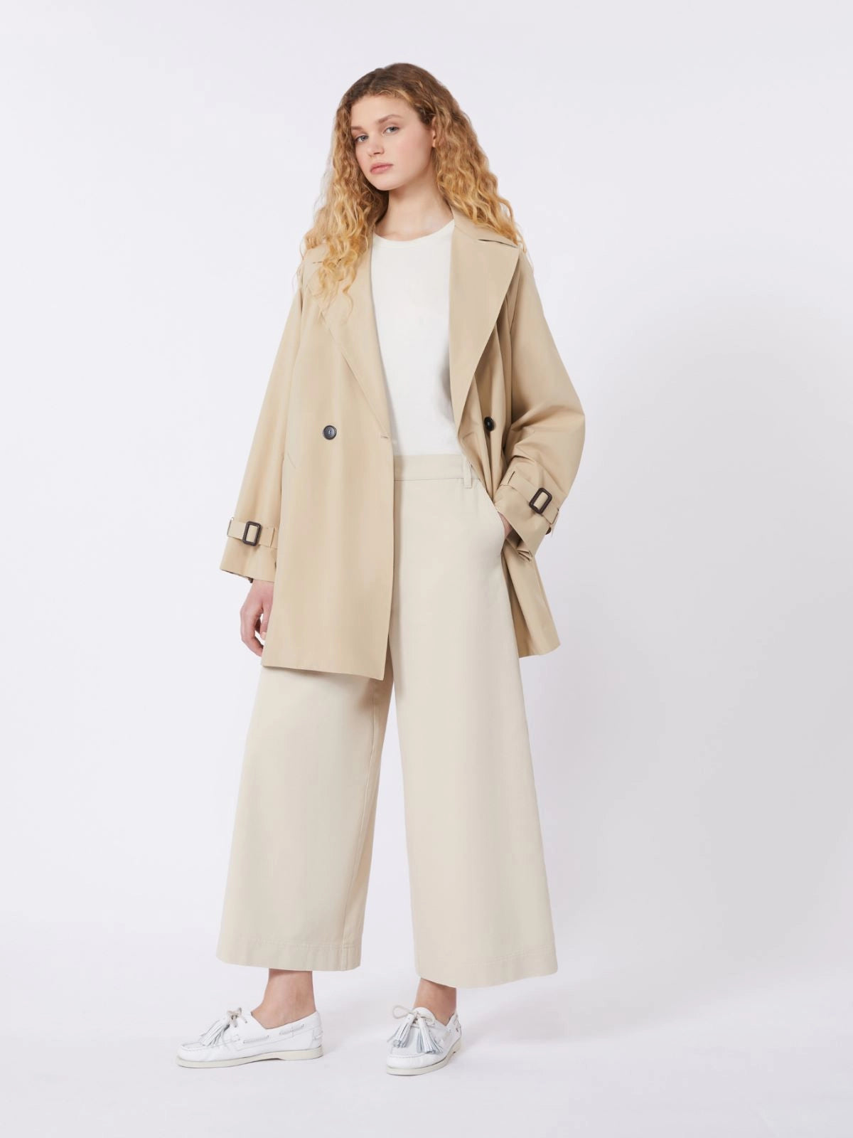 Weekend Max Mara Trench corto in tela antigoccia Ovatta PE26 WeekendMaxMara