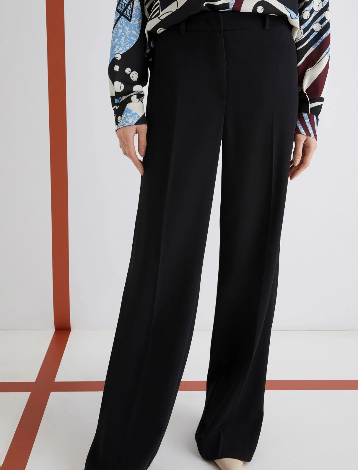 Marella ART. 365 Pantalone in envers satin Pascia AI25