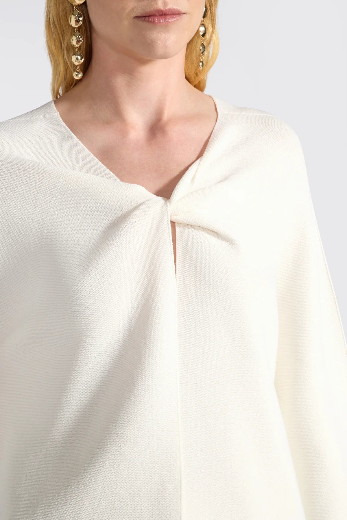 Liviana Conti Maglia in viscosa stretch e motivo nod  Paula mod F6SA18  PE26 Liviana Conti