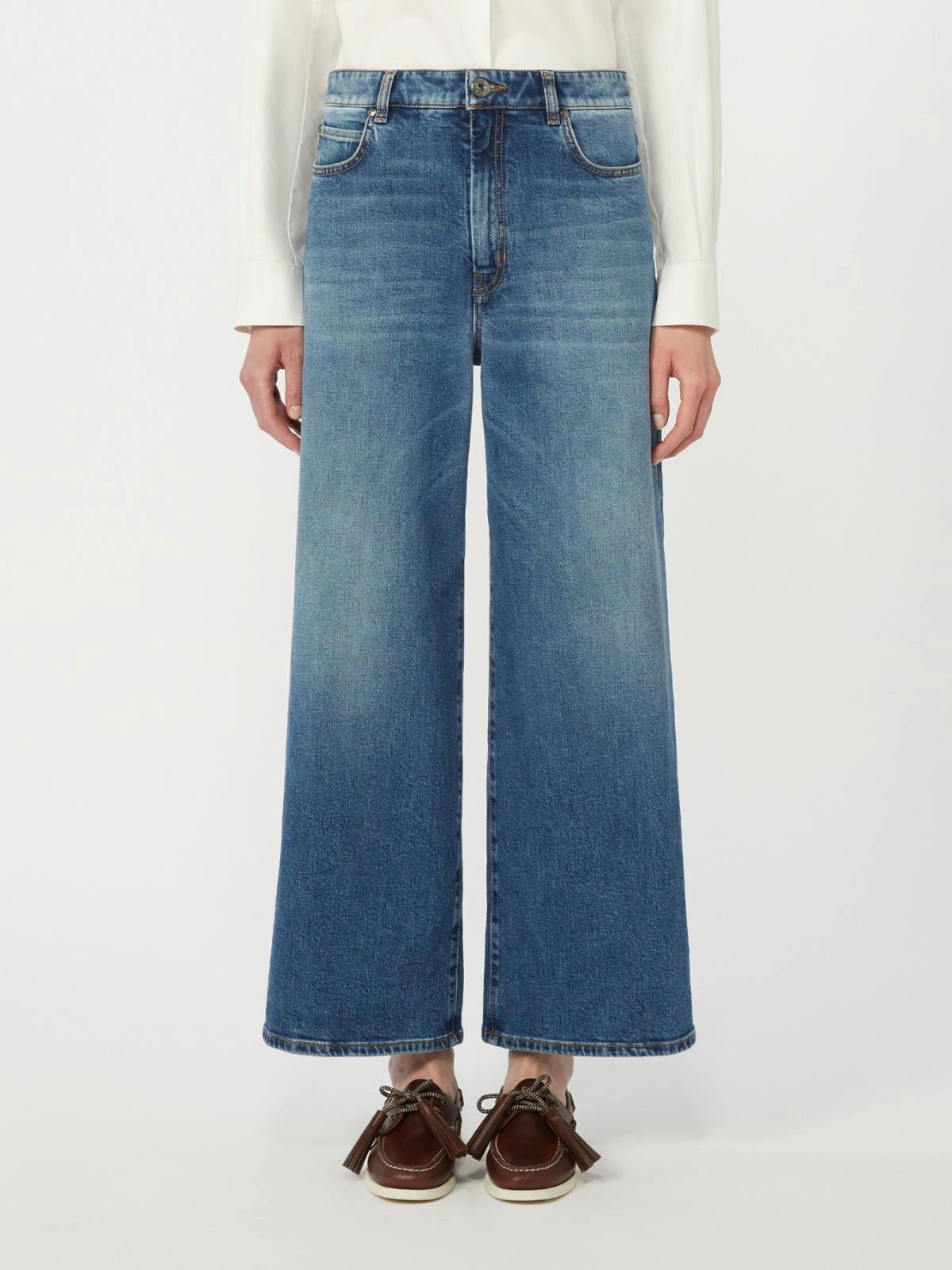 Weekend Max Mara Jeans flare in denim comfort Pulvino PE26 WeekendMaxMara