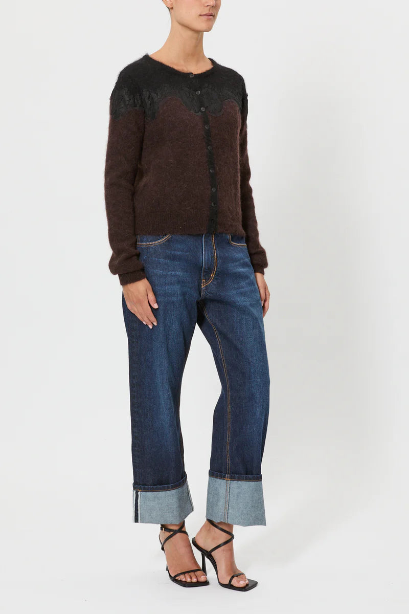 Pink Memories Cardigan con pizzo Rebecca AI25