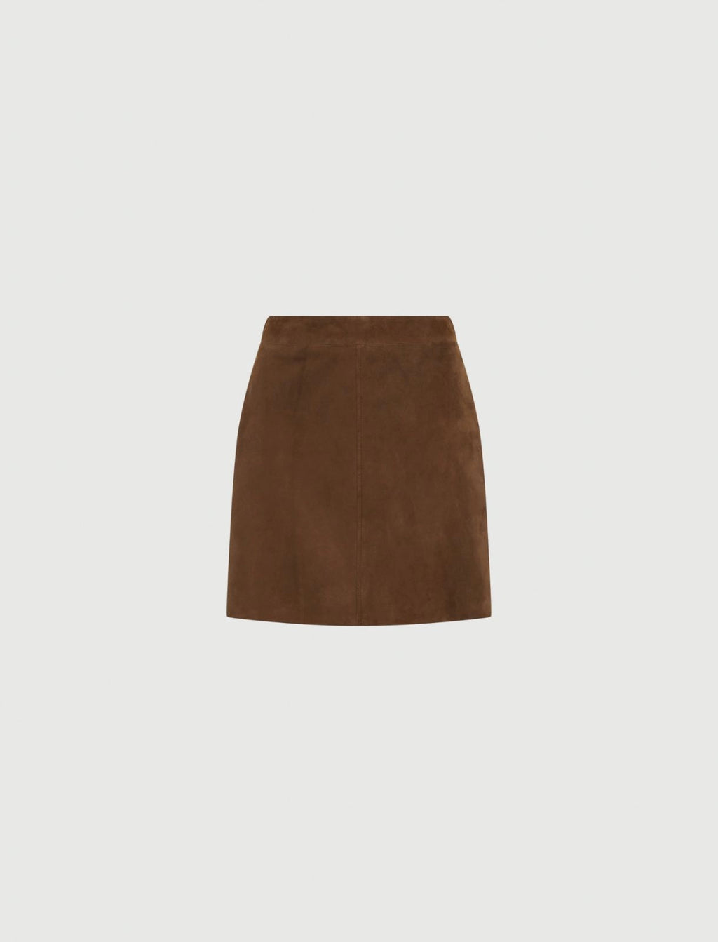 Marella Mini gonna in suede marrone Rise AI25