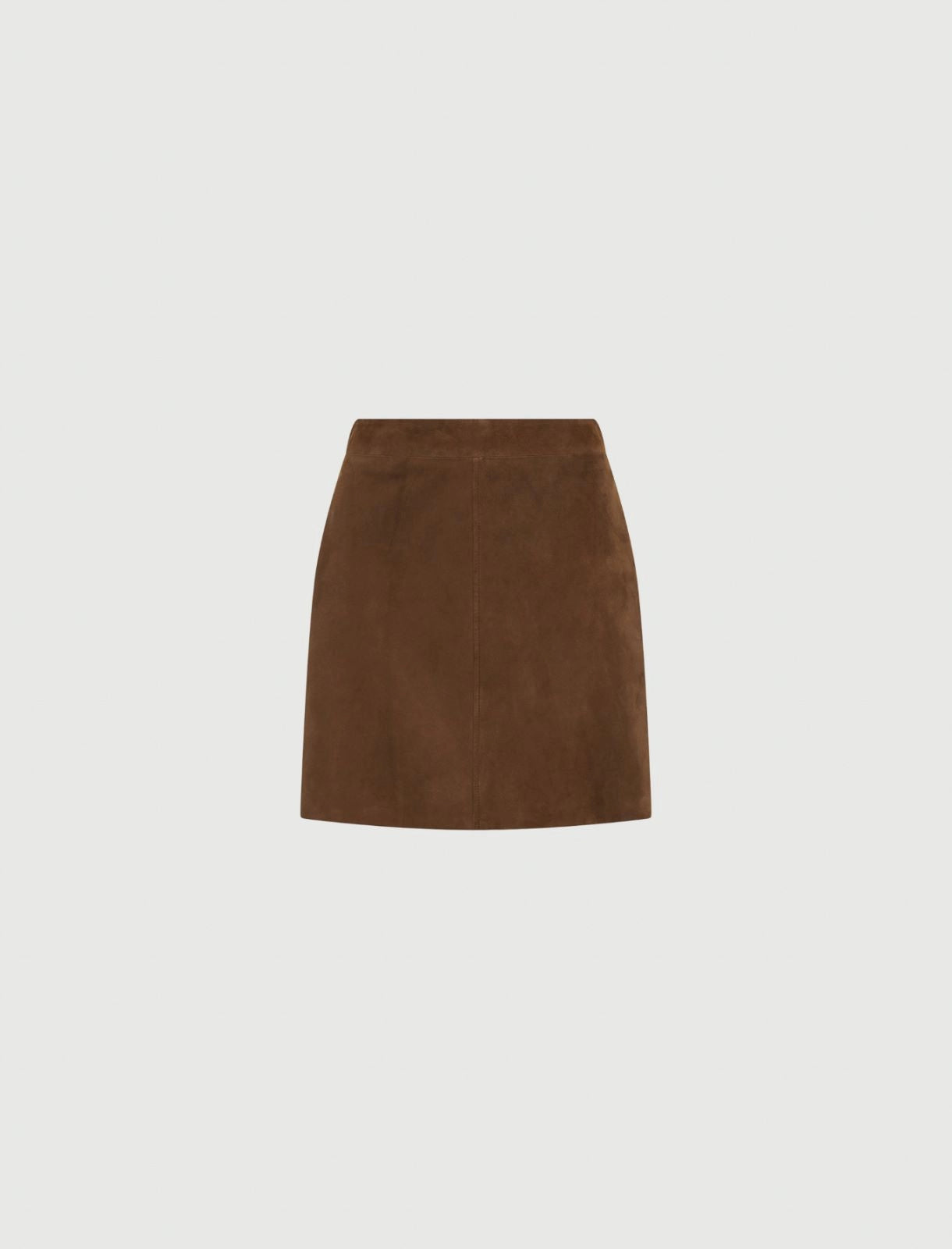 Marella Mini gonna in suede marrone Rise AI25