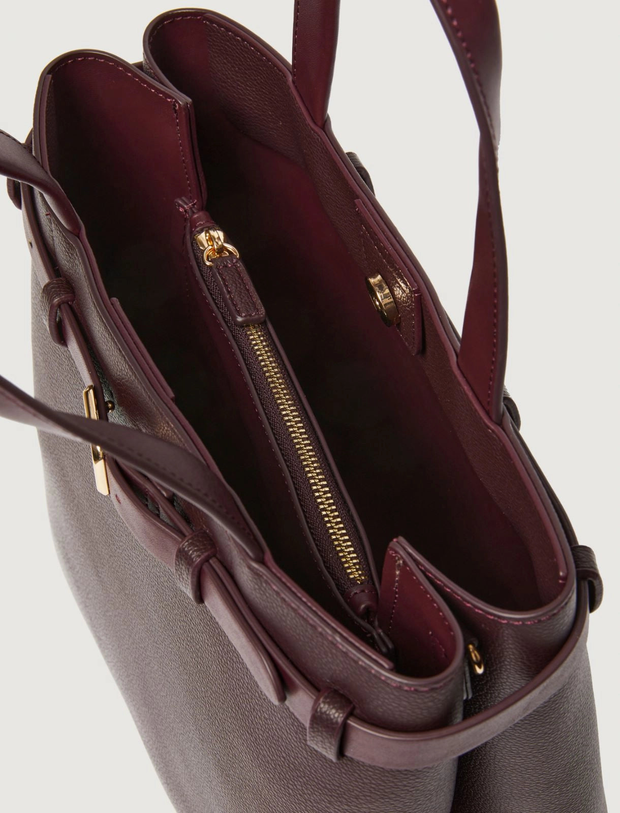 Marella Tote verticale con cintura, testa di moro Salerno AI25