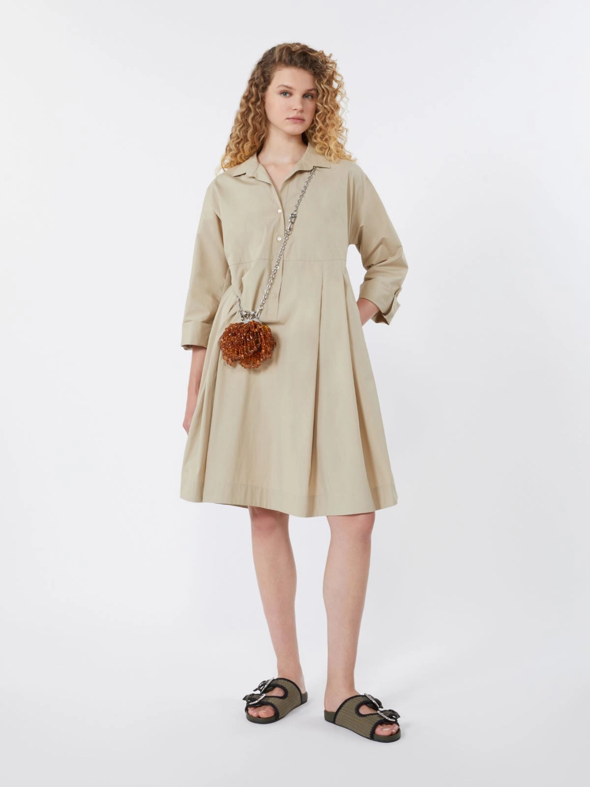 Weekend Max Mara Abito svasato in popeline di cotone Seggio PE26 WeekendMaxMara