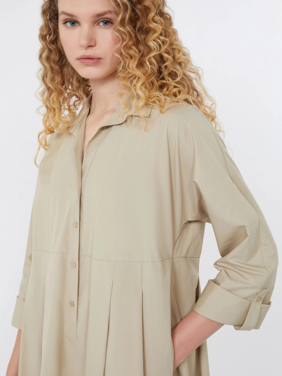 Weekend Max Mara Abito svasato in popeline di cotone Seggio PE26 WeekendMaxMara