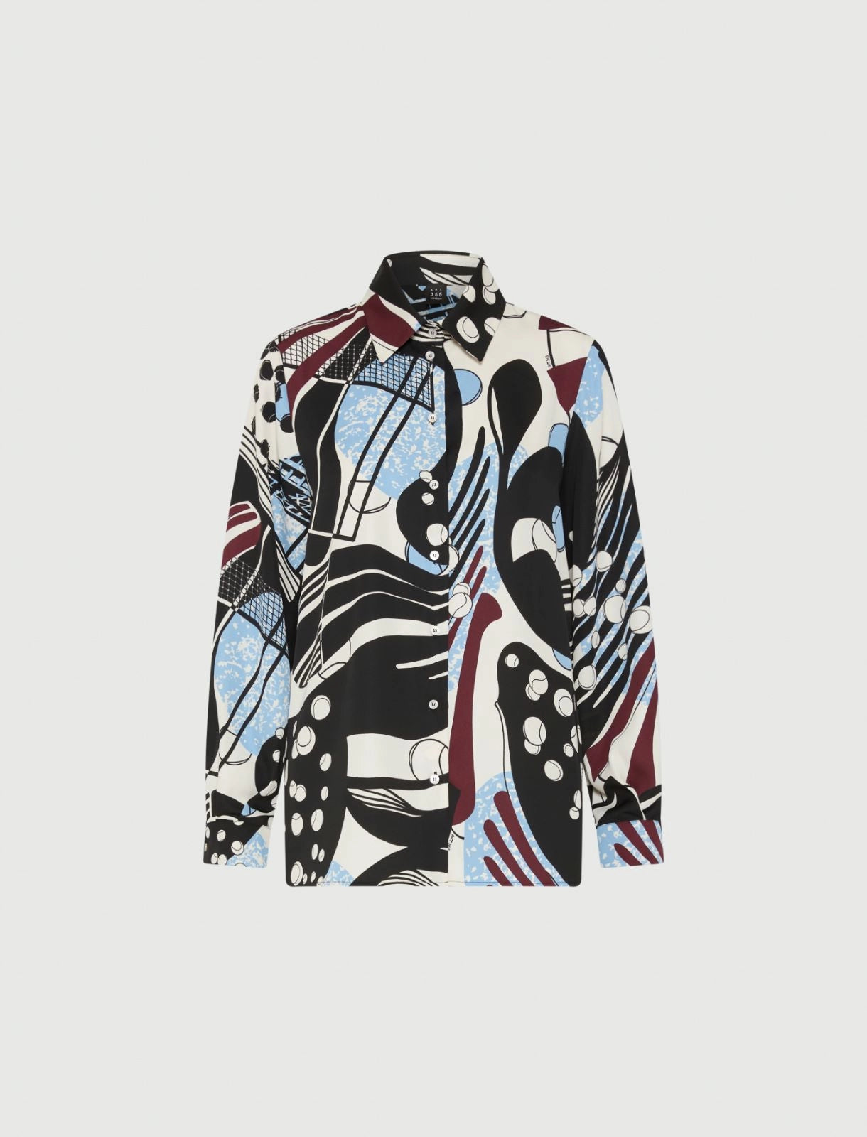 Marella ART. 365 Camicia in satin stampato Spinta AI25