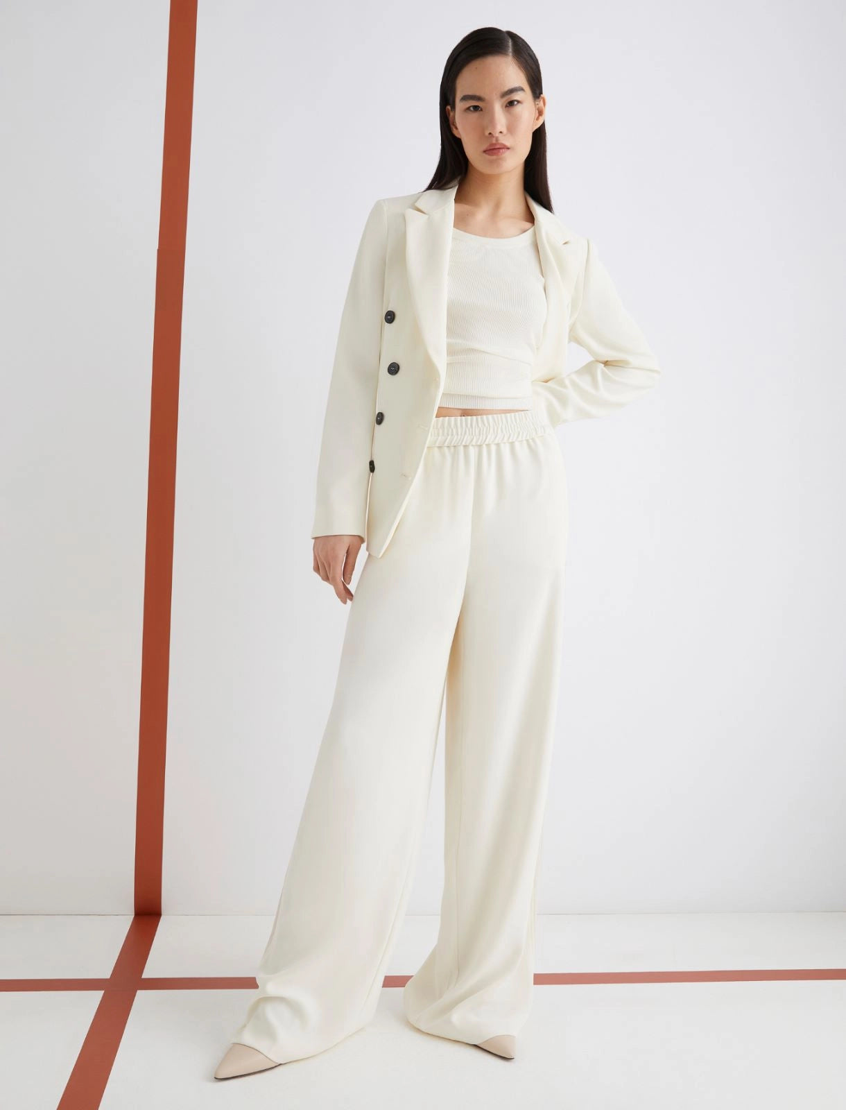 Marella ART. 365 Pantalone in envers satin Stilla AI25