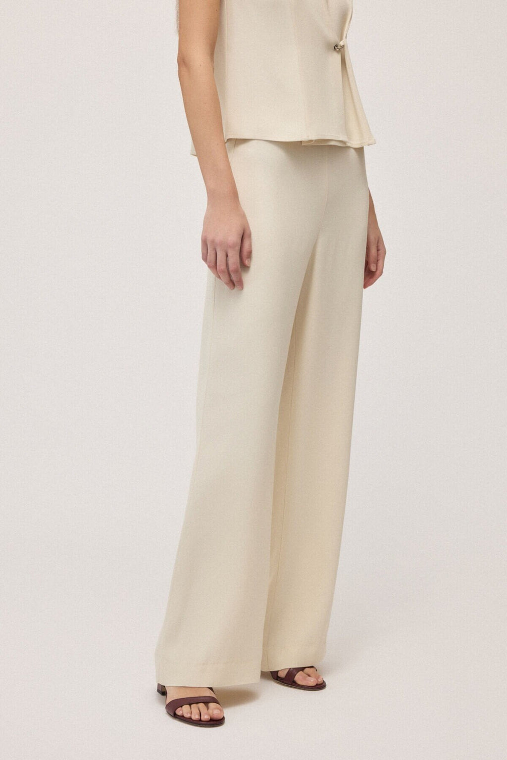 Ottod'Ame Pantalone palazzo in misto viscosa TP0052  PE26 Ottod'Ame