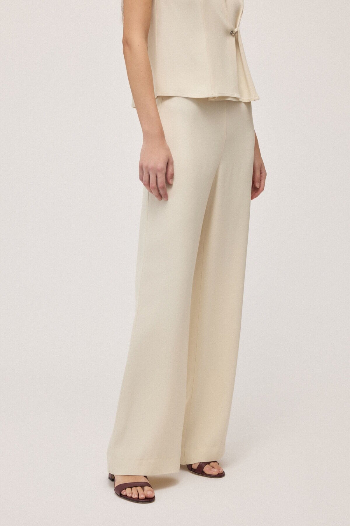 Ottod'Ame Pantalone palazzo in misto viscosa TP0052  PE26 Ottod'Ame