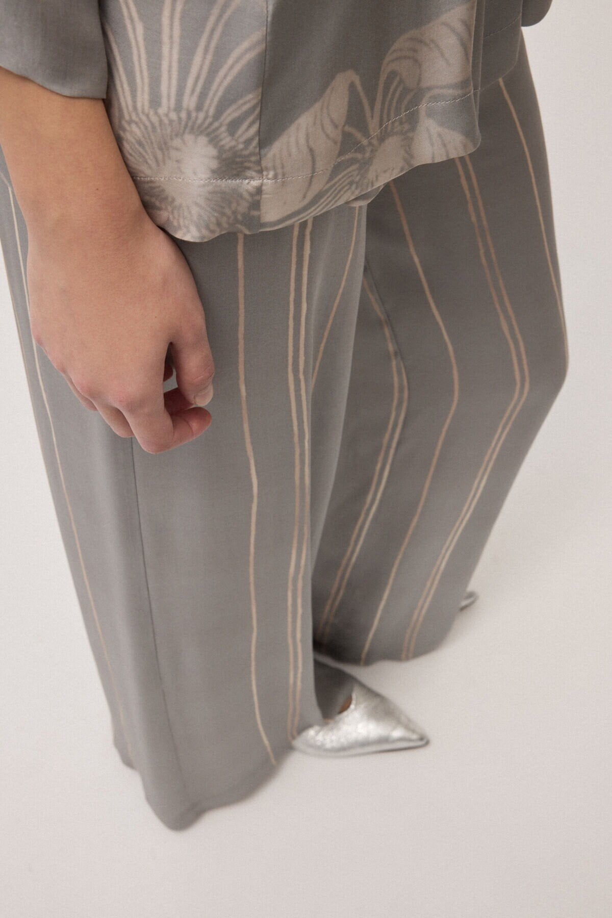 Ottod'Ame Pantalone palazzo in viscosa TP0058 PE26 Ottod'Ame