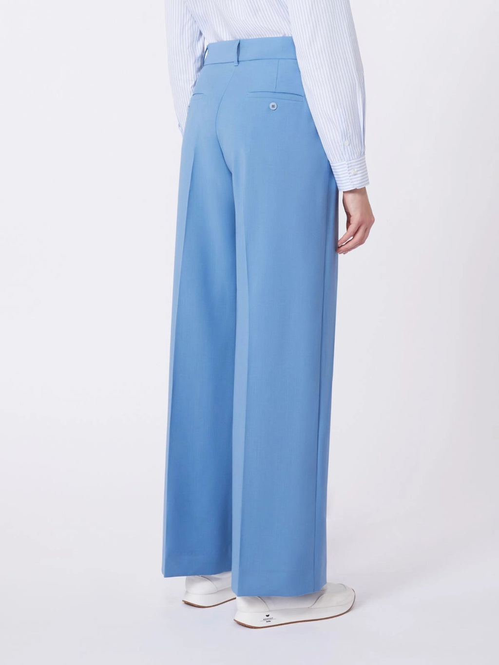 Weekend Max Mara Pantalone palazzo in tela di lana Visivo  PE26 WeekendMaxMara