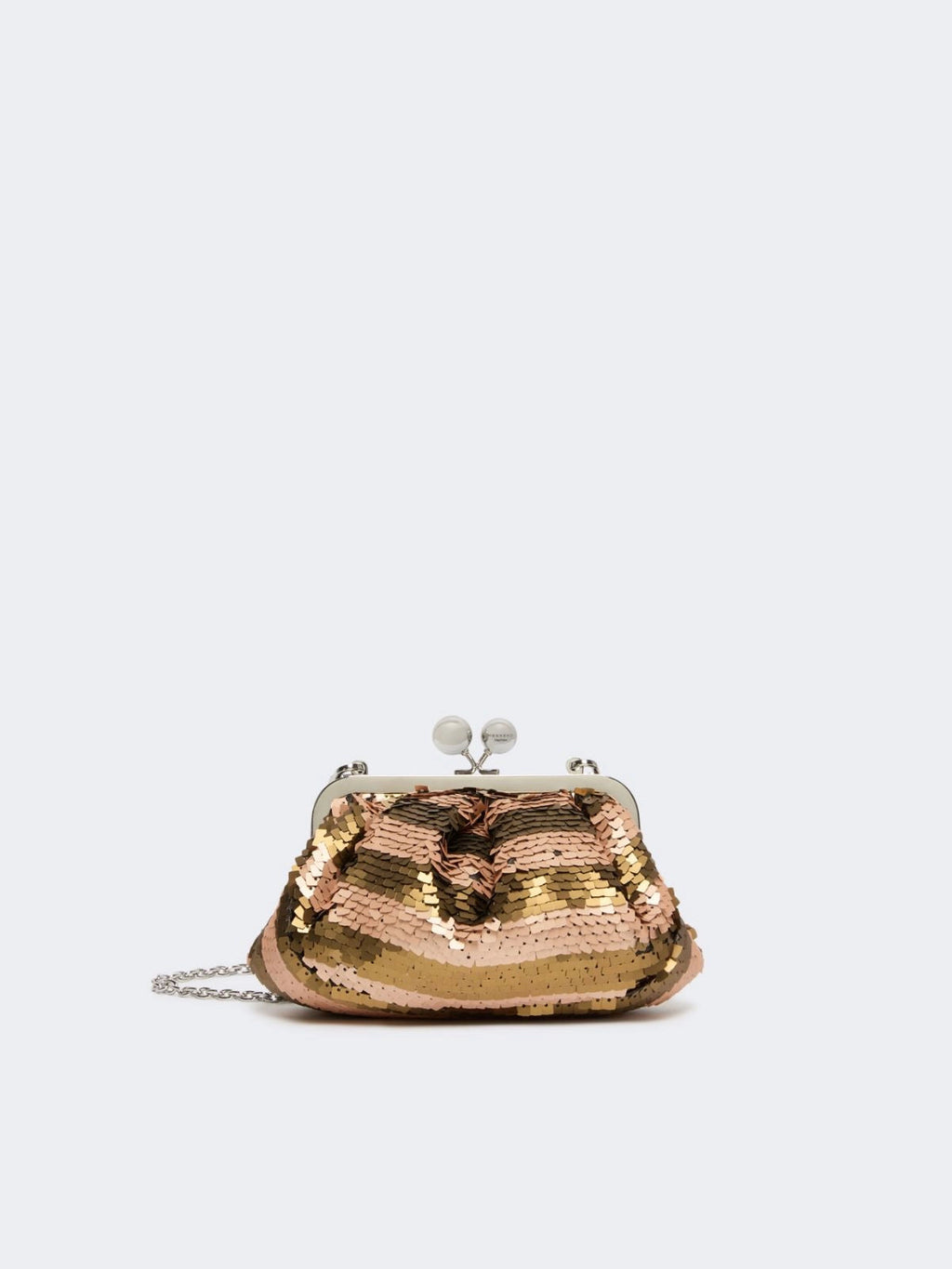 Weekend Max Mara Pasticcino Bag small con paillettes WKABarca, beige  AI26 WeekendMaxMara
