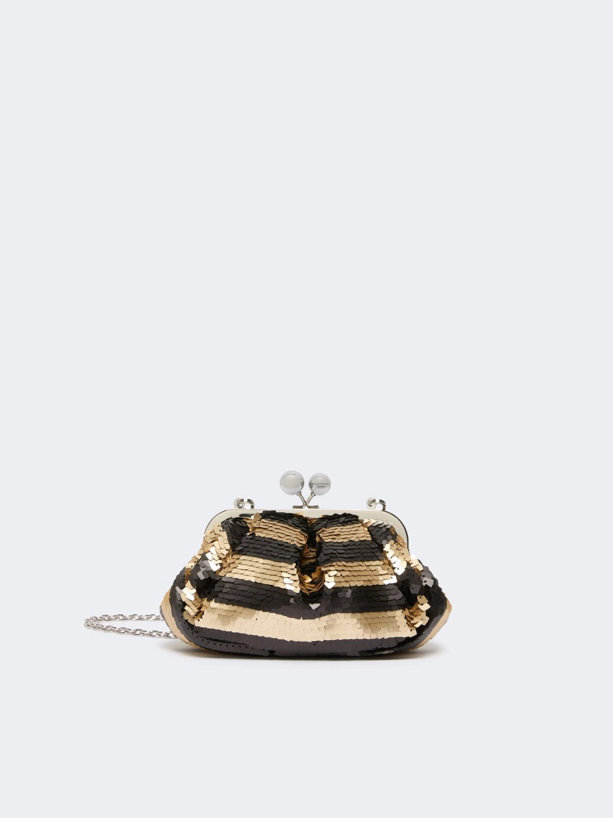 Weekend Max Mara Pasticcino Bag small con paillettes WKABarca,nero  AI26 WeekendMaxMara