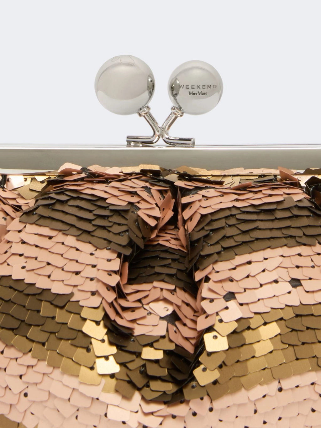 Weekend Max Mara Pasticcino Bag small con paillettes WKABarca, beige  AI26 WeekendMaxMara