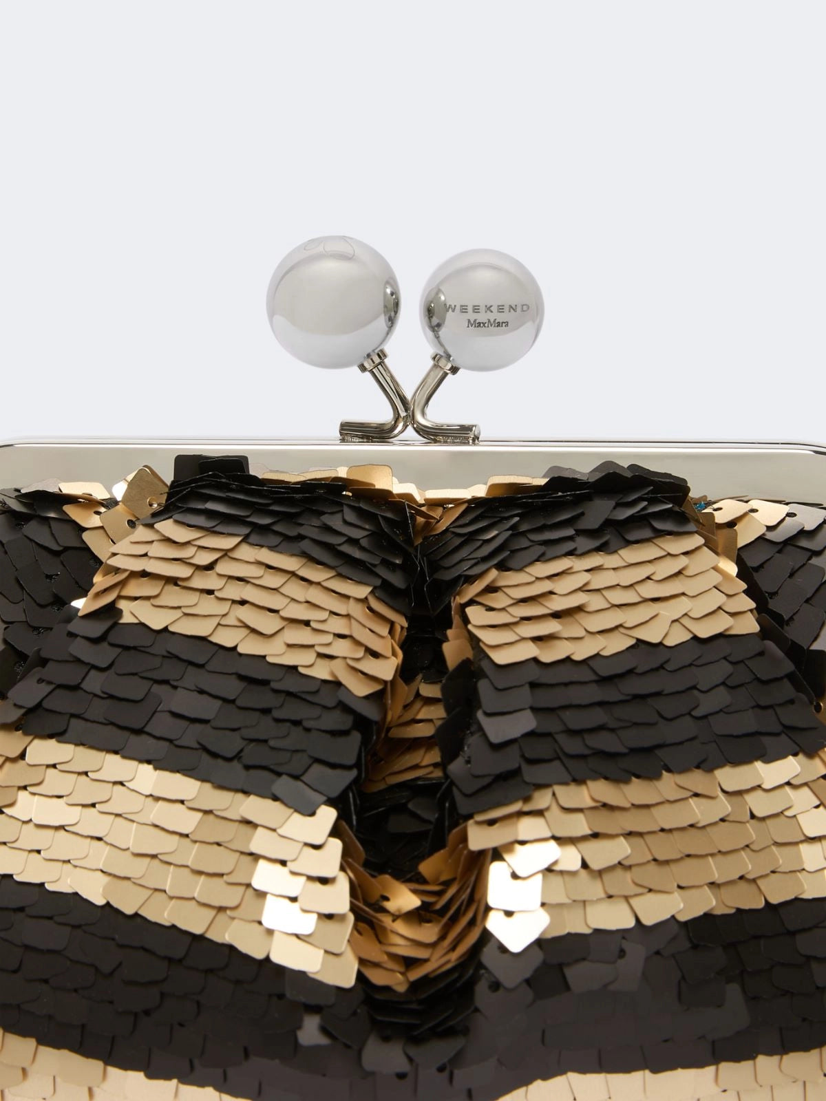 Weekend Max Mara Pasticcino Bag small con paillettes WKABarca,nero  AI26 WeekendMaxMara