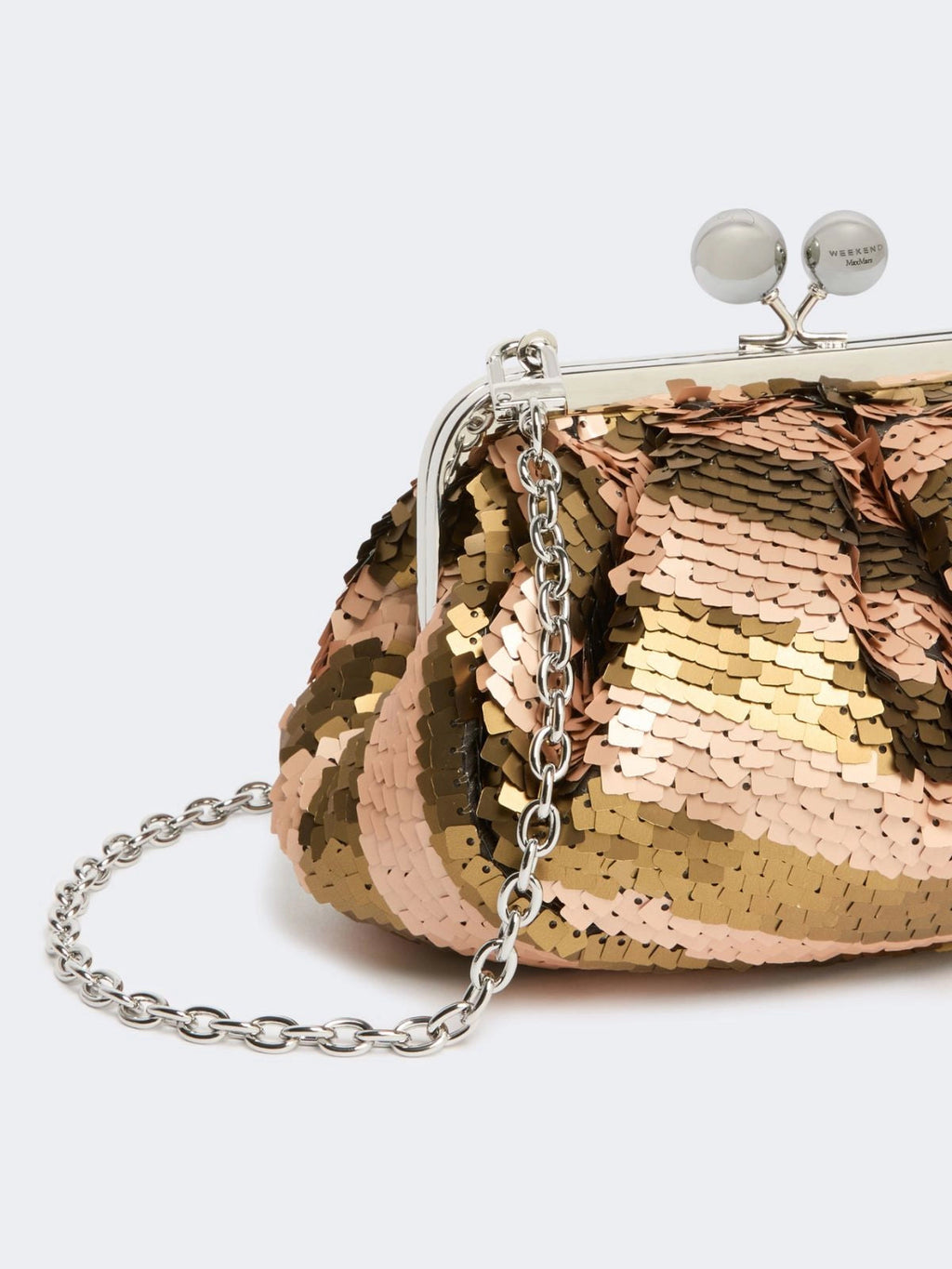 Weekend Max Mara Pasticcino Bag small con paillettes WKABarca, beige  AI26 WeekendMaxMara