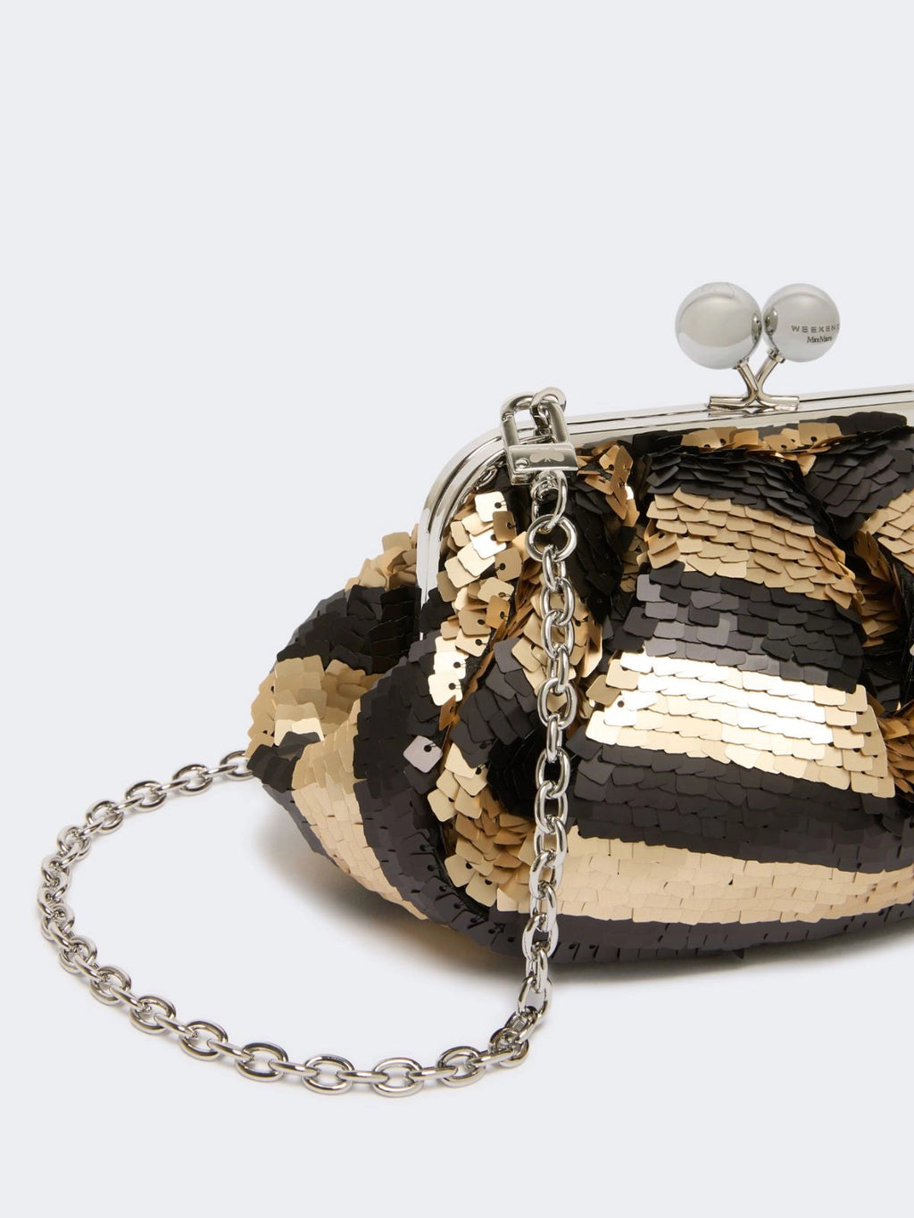 Weekend Max Mara Pasticcino Bag small con paillettes WKABarca,nero  AI26 WeekendMaxMara