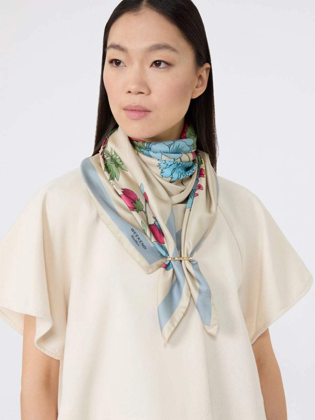 Weekend Max Mara Foulard in twill di seta fantasia WKAOnestori  AI26 WeekendMaxMara