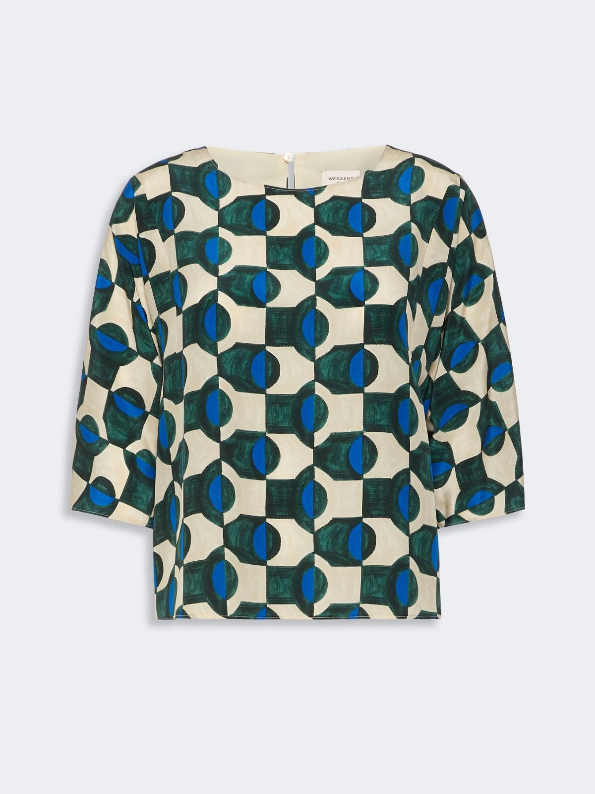 Weekend Max Mara Blusa in crêpe de Chine di seta stampata WKDAdone AI26 WeekendMaxMara