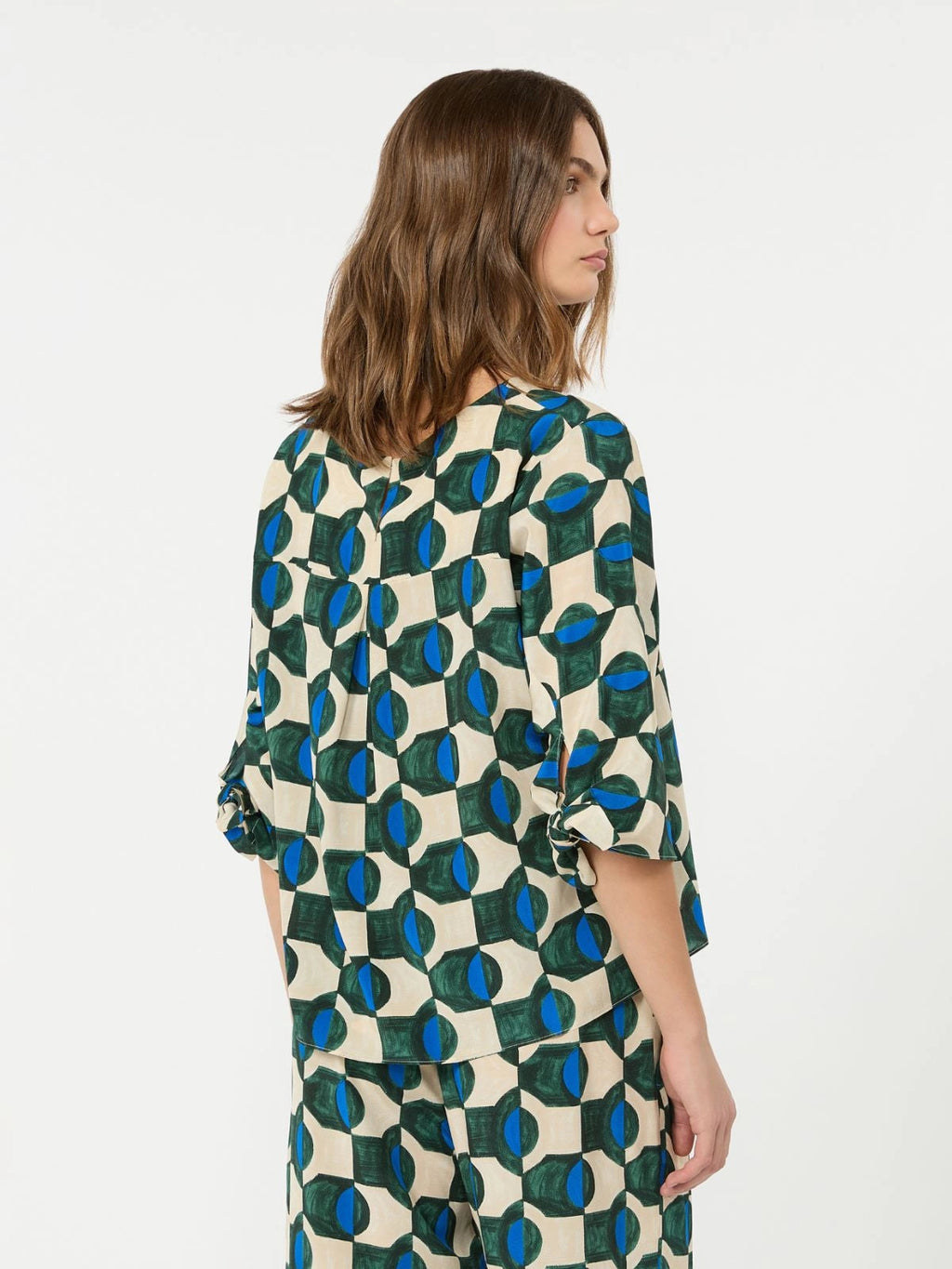Weekend Max Mara Blusa in crêpe de Chine di seta stampata WKDAdone AI26 WeekendMaxMara
