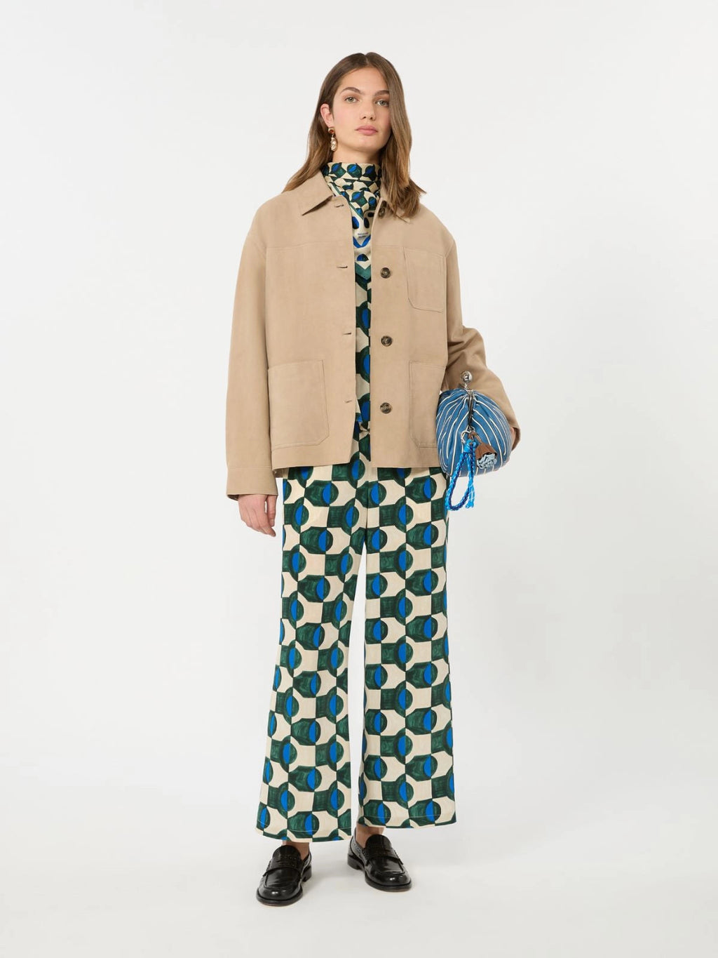 Weekend Max Mara Blusa in crêpe de Chine di seta stampata WKDAdone AI26 WeekendMaxMara