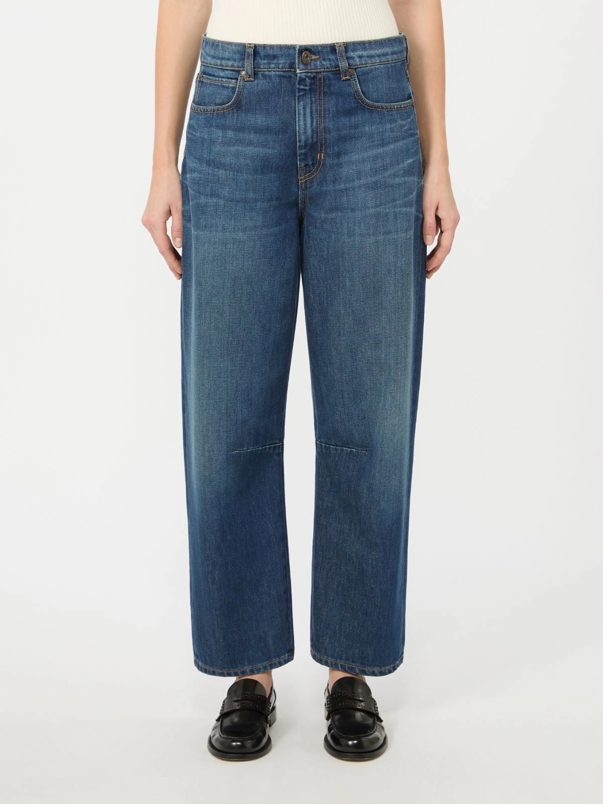 Weekend Max Mara Jeans barrel leg in denim WKDCaduca AI26 WeekendMaxMara