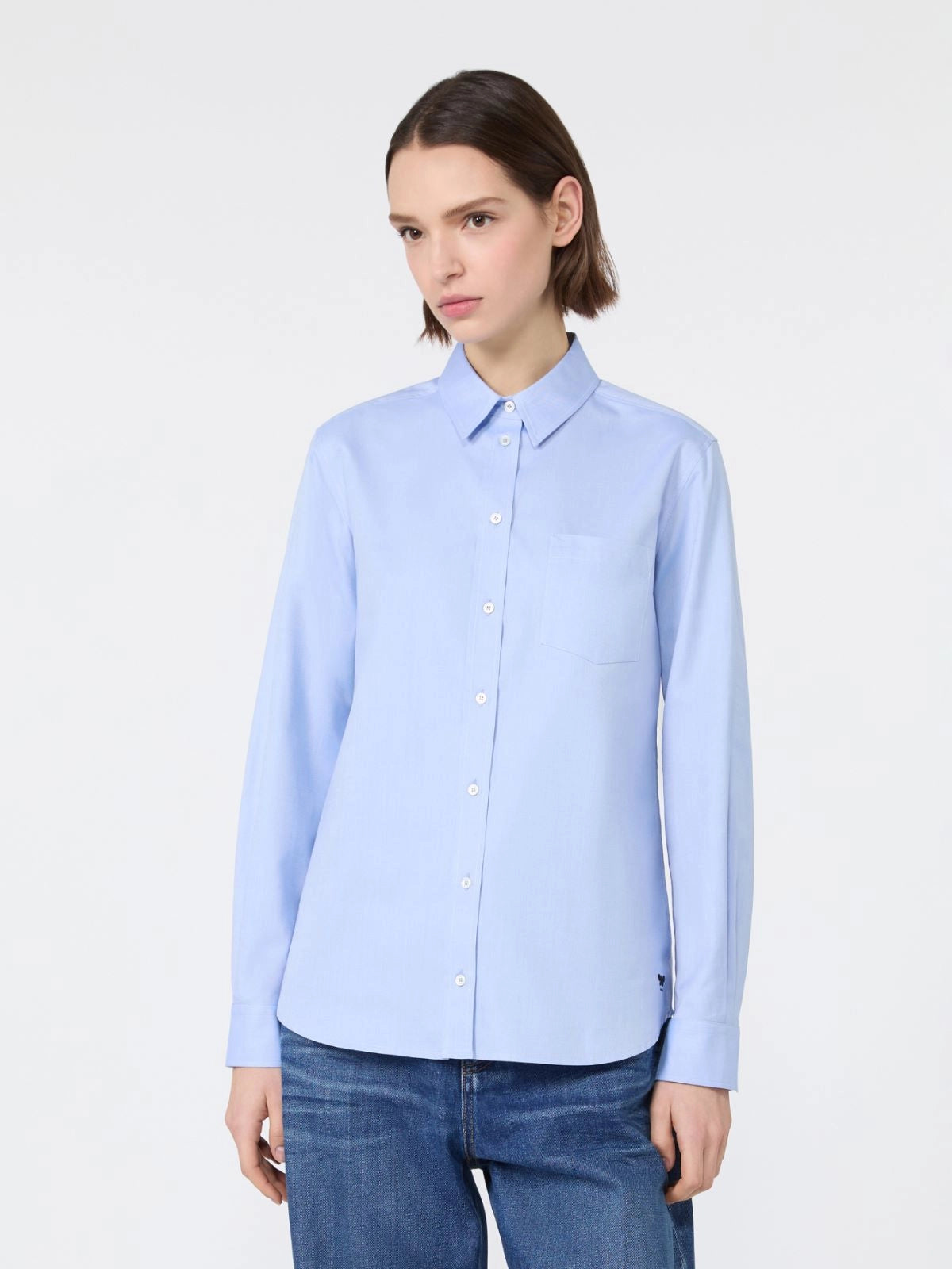 Weekend Max Mara Camicia in Oxford di cotone, celeste WKDCobalto AI26 WeekendMaxMara