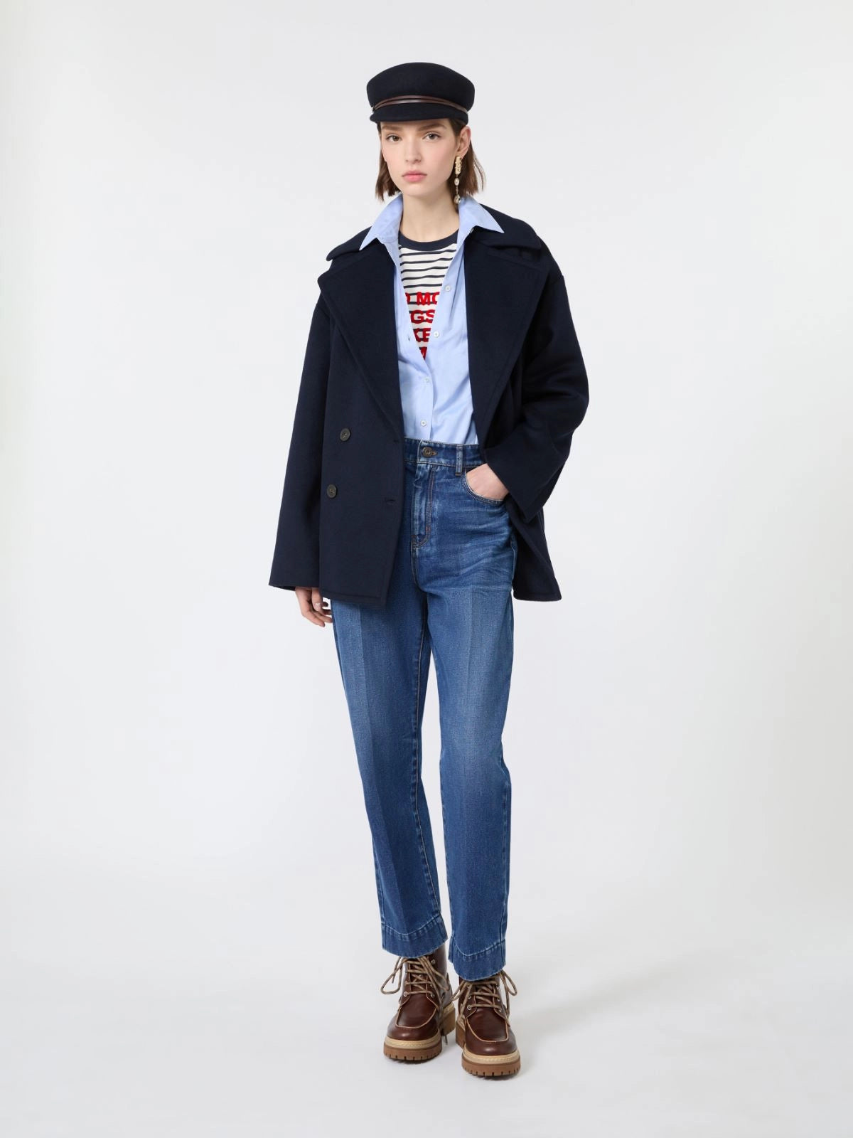 Weekend Max Mara Camicia in Oxford di cotone, celeste WKDCobalto AI26 WeekendMaxMara