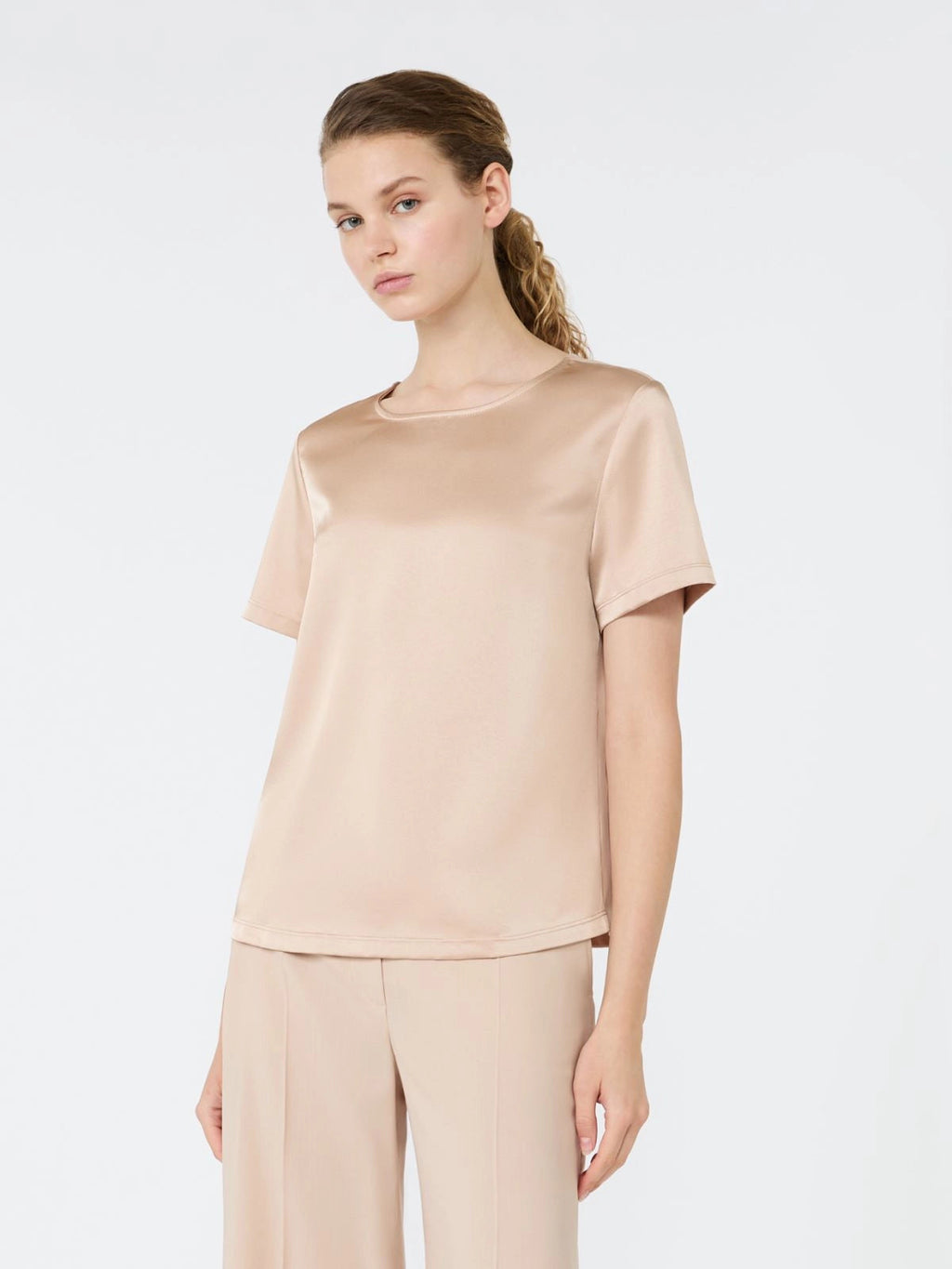 Weekend Max Mara T-shirt girocollo in raso WKDGilbert AI26 WeekendMaxMara