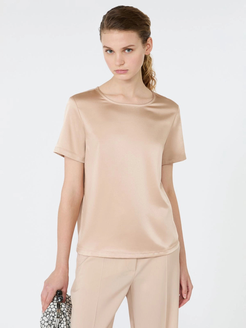 Weekend Max Mara T-shirt girocollo in raso WKDGilbert AI26 WeekendMaxMara