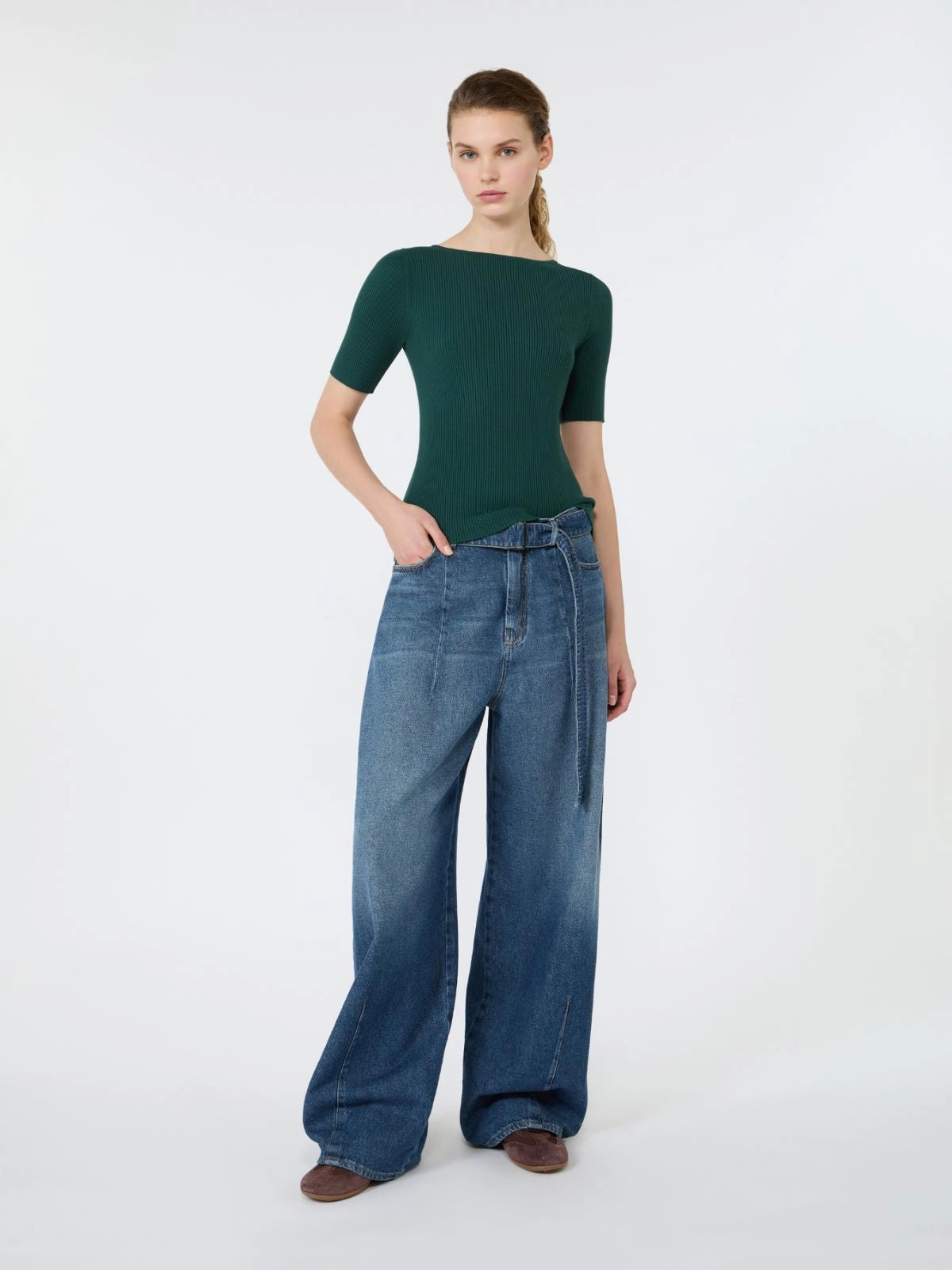 Weekend Max Mara Maglia aderente in viscosa stretch WKDGola AI26 WeekendMaxMara