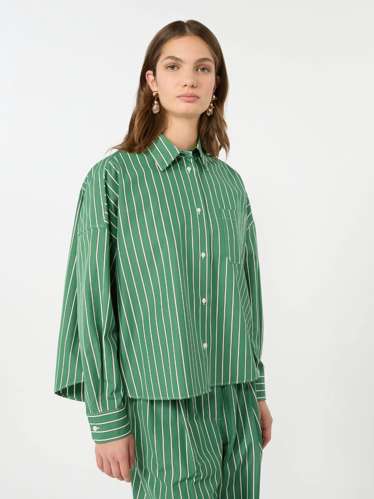 Weekend Max Mara Camicia in popeline a righe WKDOnore AI26 WeekendMaxMara