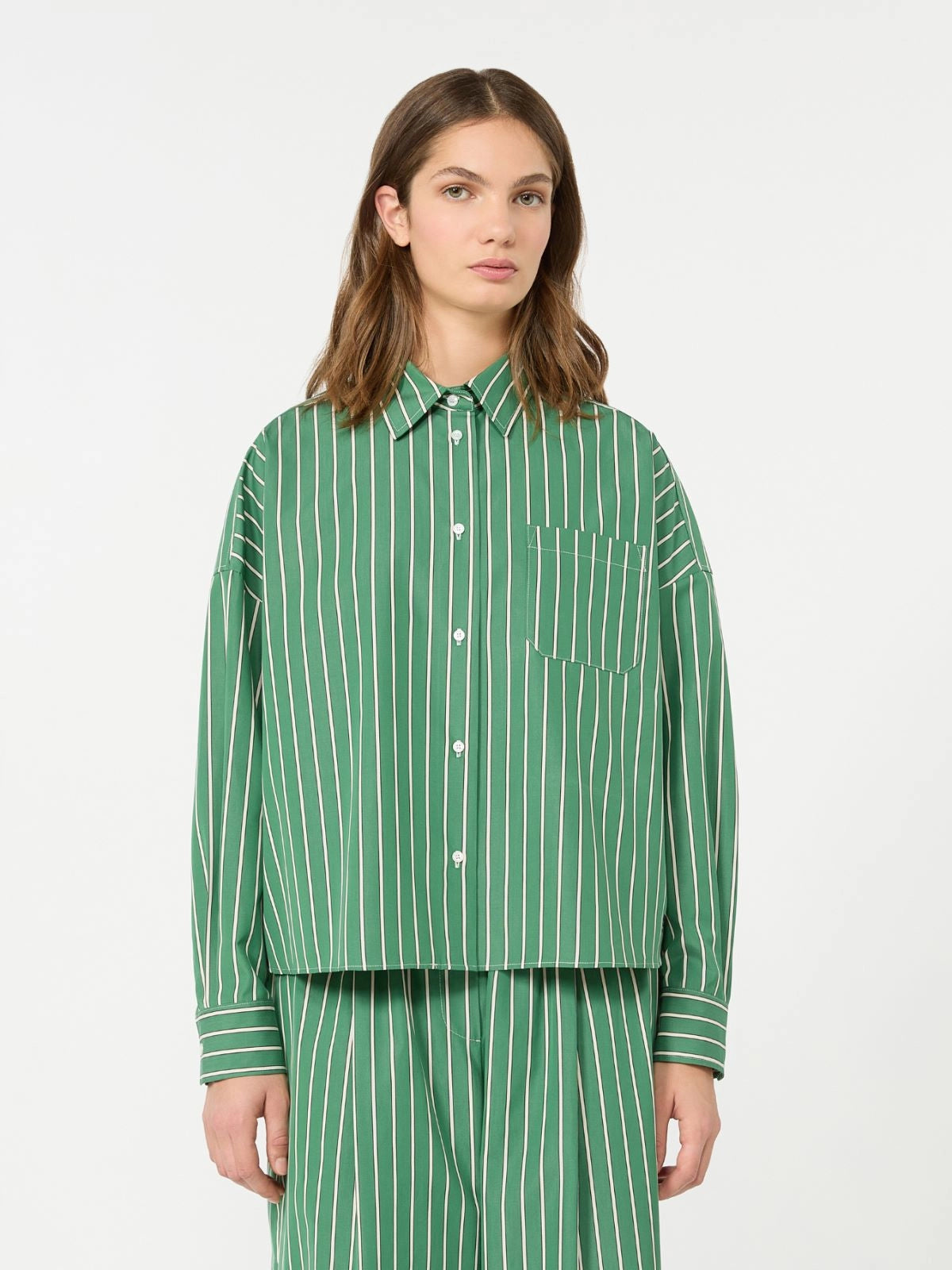 Weekend Max Mara Camicia in popeline a righe WKDOnore AI26 WeekendMaxMara