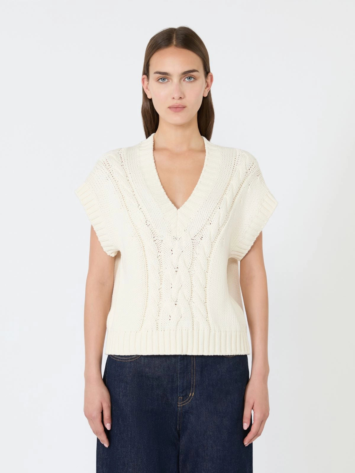 Weekend Max Mara Gilet in filato di cotone WKDPascia AI26 WeekendMaxMara