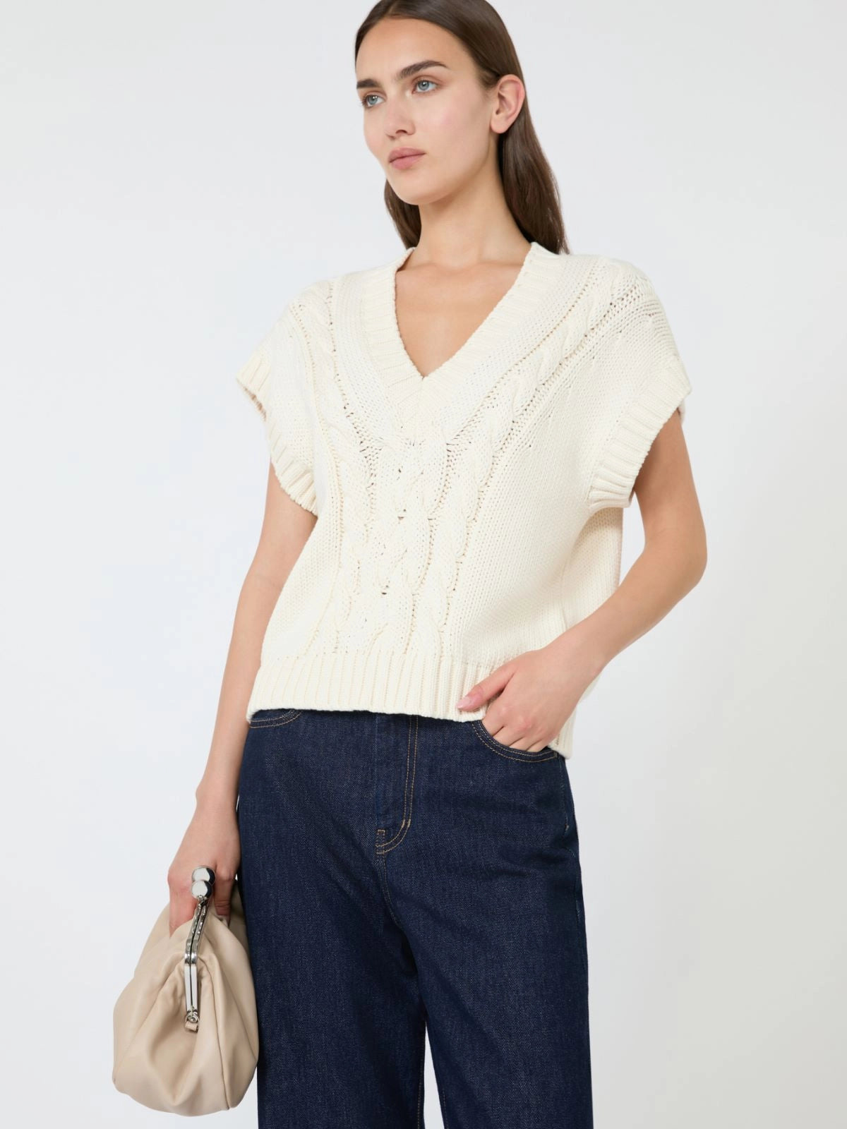 Weekend Max Mara Gilet in filato di cotone WKDPascia AI26 WeekendMaxMara